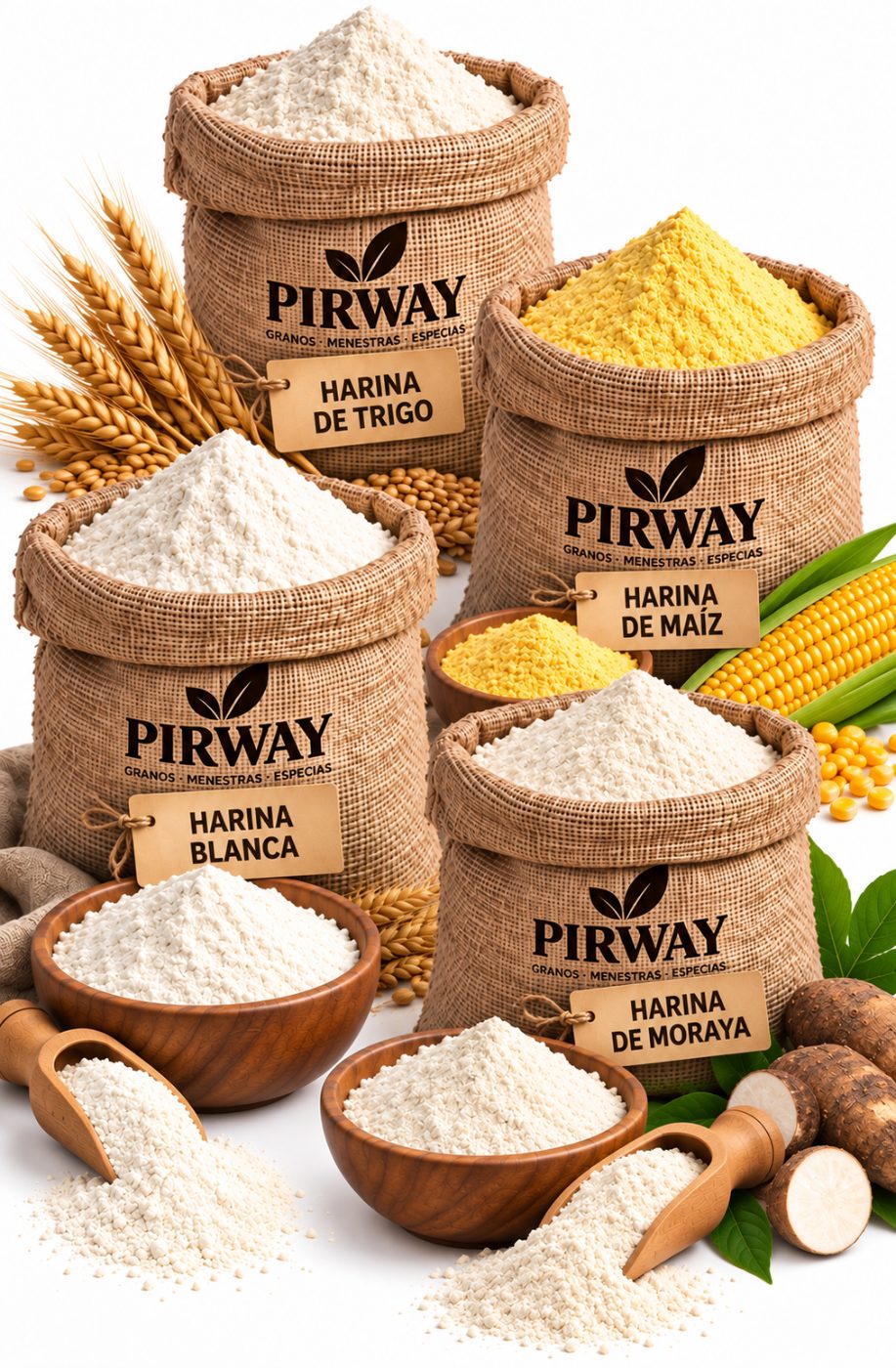 Harinas, Semolas y Salvados